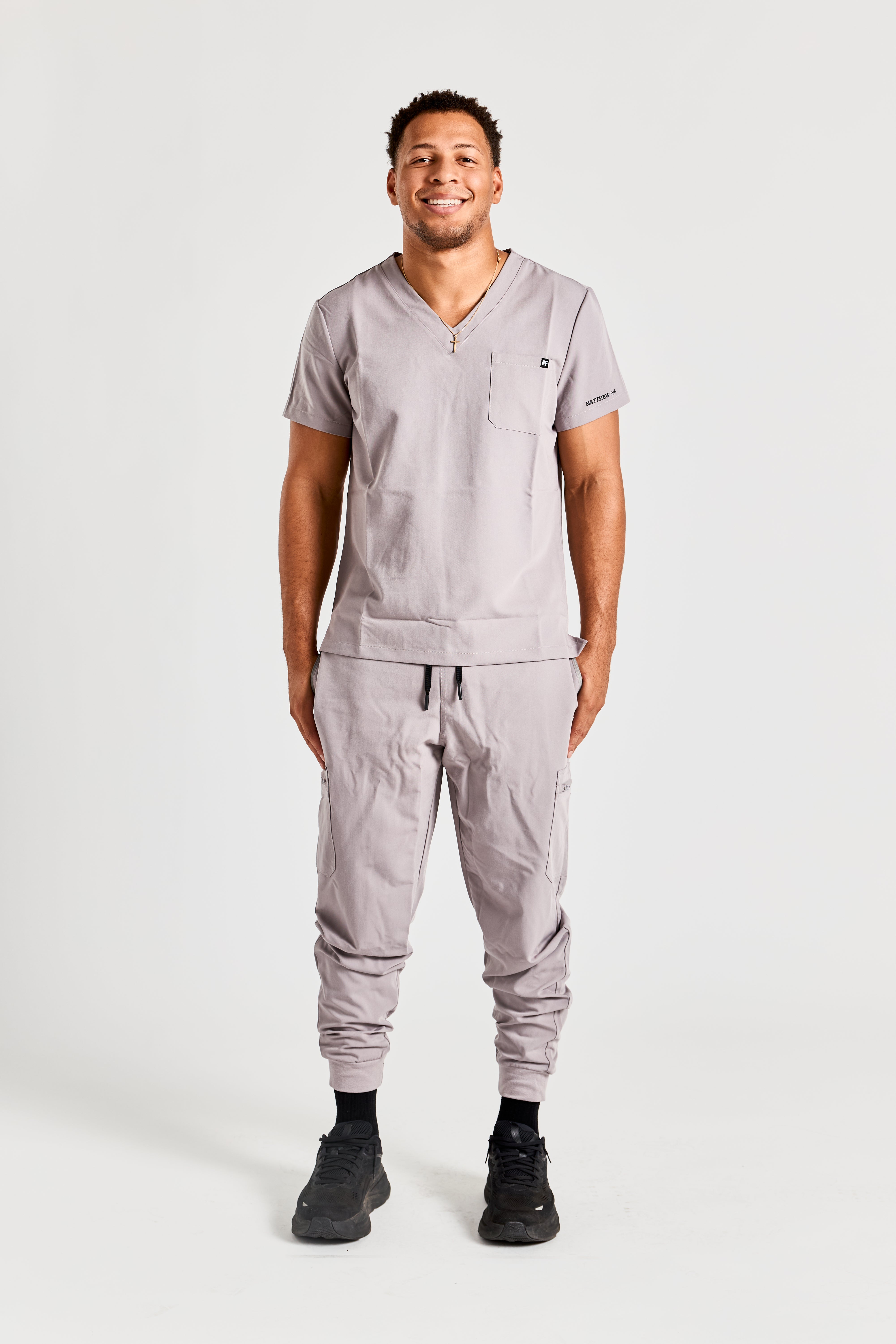 ROOTED IN GRAY SCRUB SET