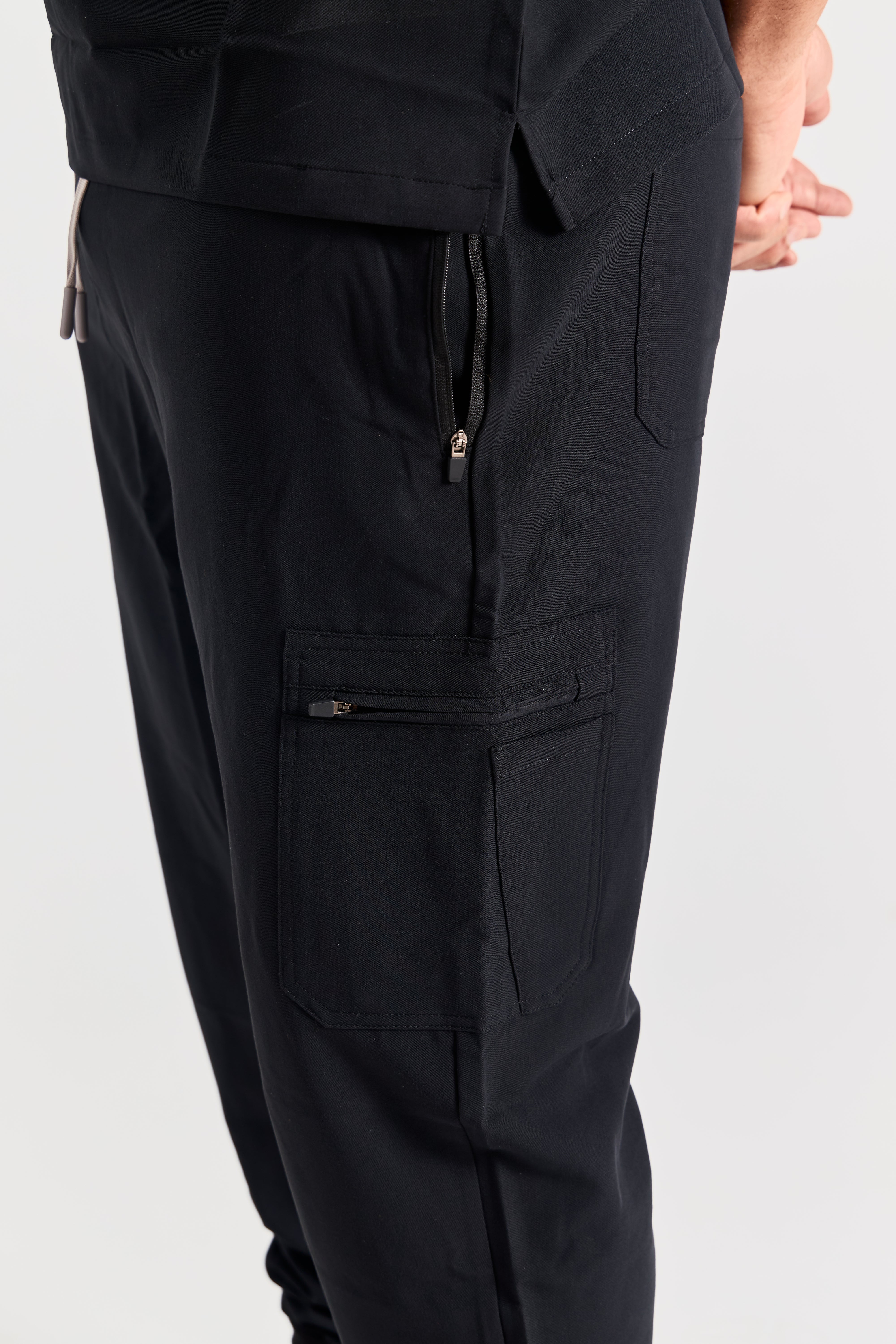 BLESSED IN BLACK SCRUB SET