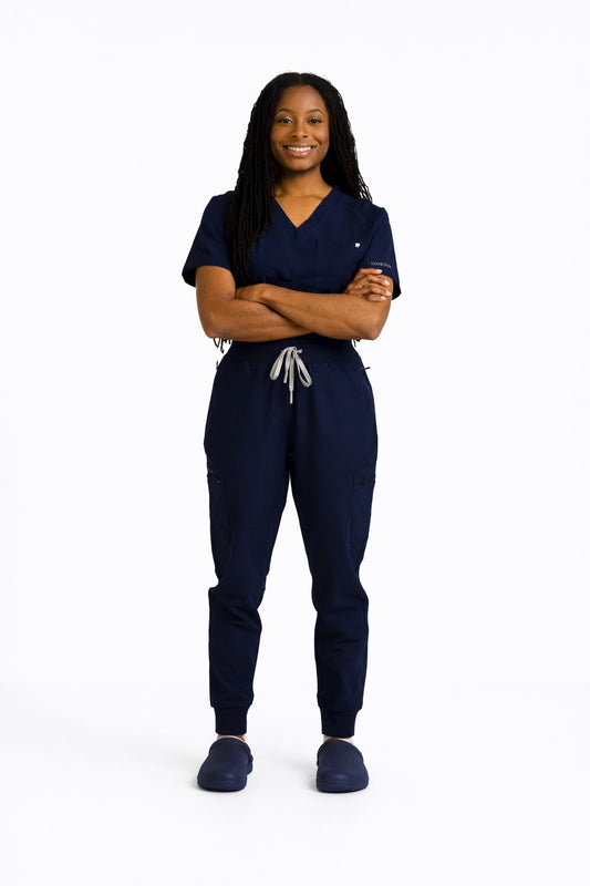 NAVY SCRUB SET