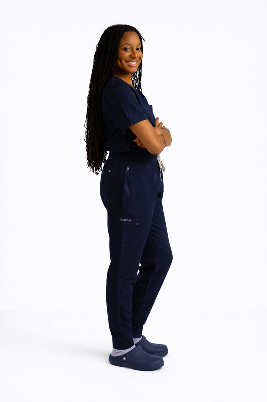 NAVY SCRUB SET