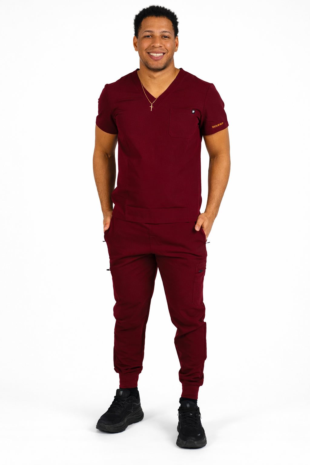 MAROON SCRUB SET