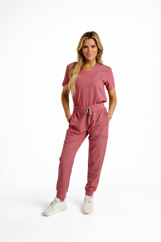 PINK SCRUB SET