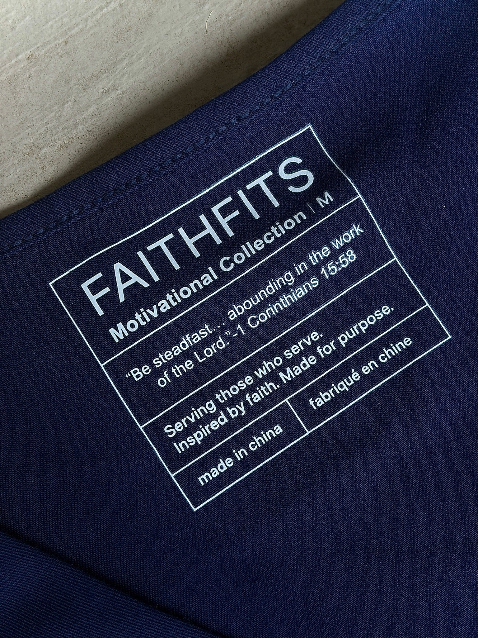 ANCHORED IN NAVY BLUE SCRUB SET